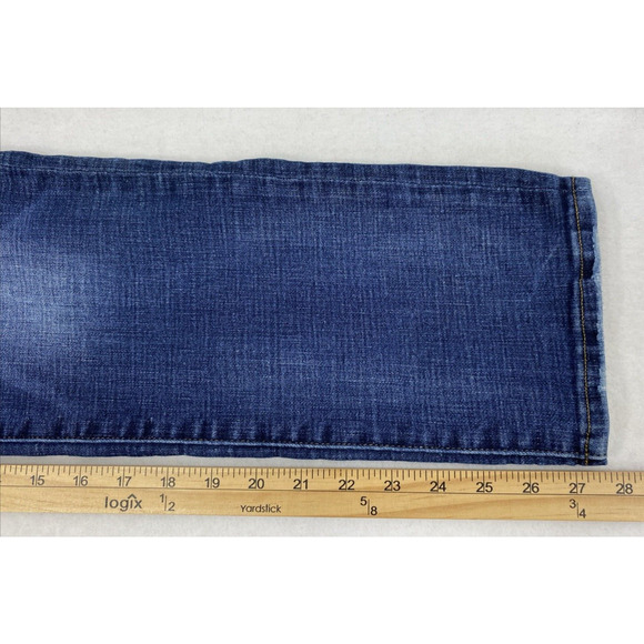 American Eagle Jeans Womens Sz 26 x 27.5 Distress Denim Next Level Flex Straight - Picture 9 of 11